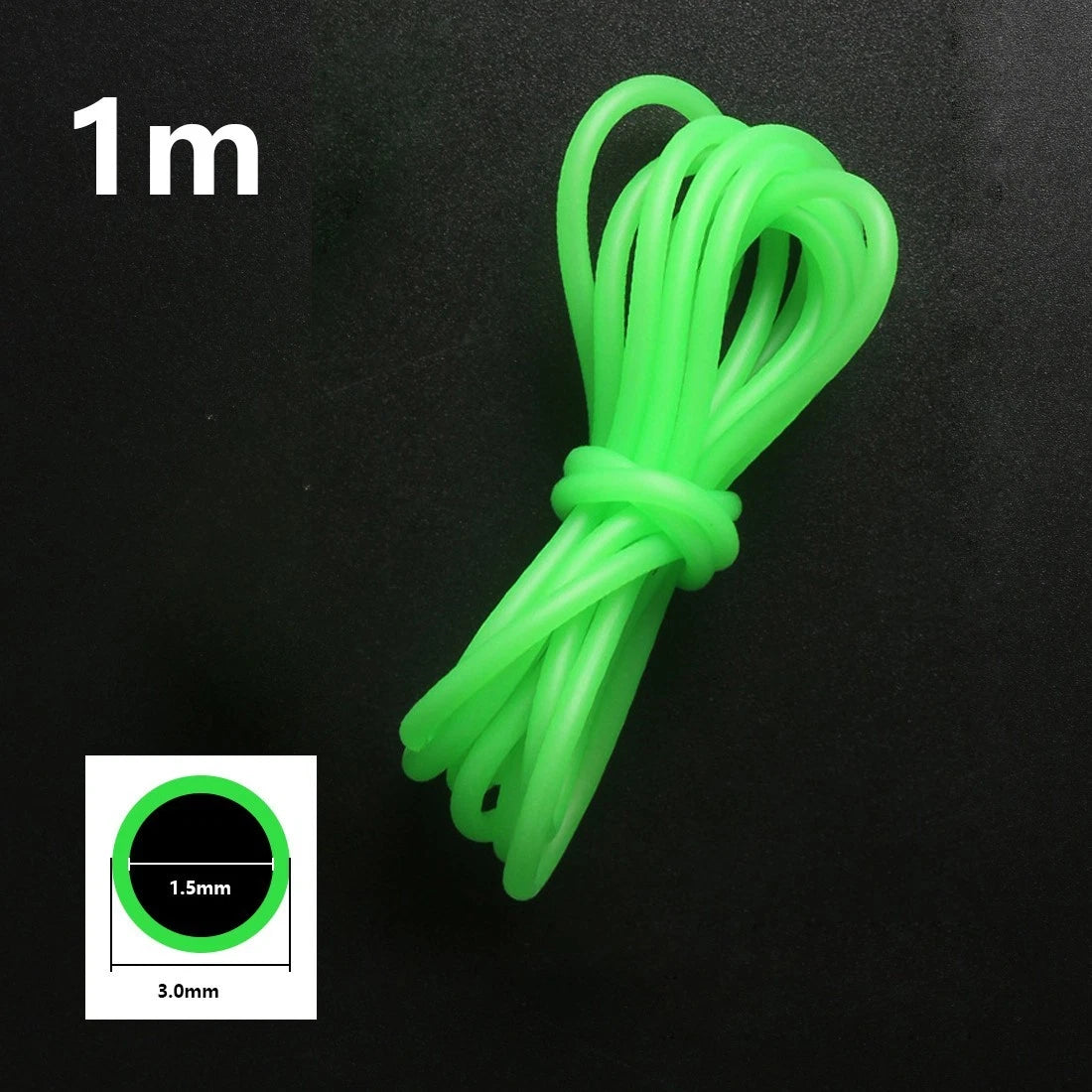 Anti Rig Tube Fishing Wire 0.8-2mm ID 1/1.5m