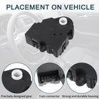 2X No.16141802 HVAC Heater Blend Door Actuator for Chevrolet Blazer (1992–1994)