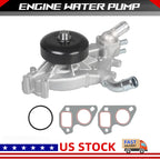 Engine Water Pump with Thermostat for Chevy GMC Silverado Sierra (2007–2014)