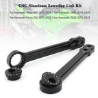 CNC Aluminum Lowering Link Kit 40mm for Kawasaki Ninja 400 Z400 Z250 (2013–2023)