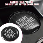 Carbon Fiber Engine Start Stop Button Cover for VW CC (2012–2017)