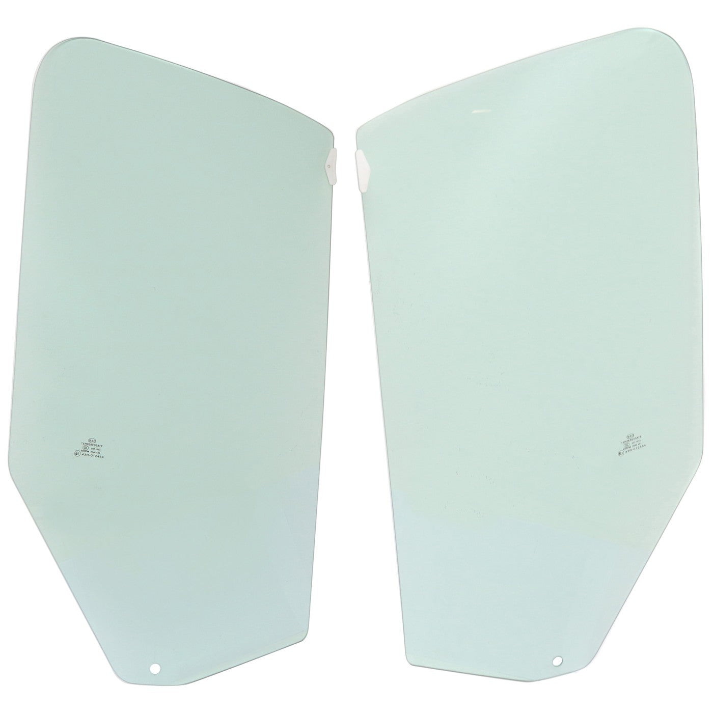 Set of 2 Front Door Glasses for Ram