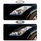 1 Pair Headlight Eyebrows Sticker for Nissan 350Z (2003–2009) Carbon Fiber
