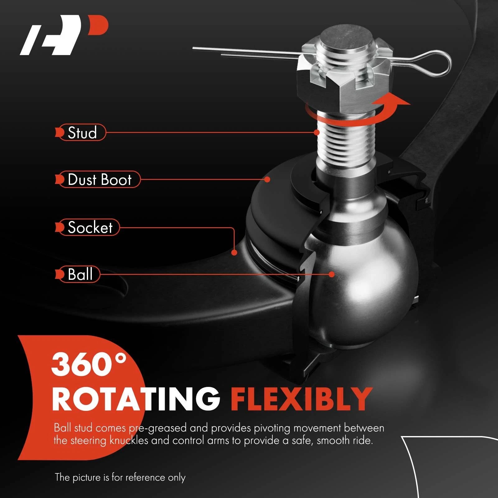 2X Front Upper Control Arm & Ball Joint for Nissan Frontier Pathfinder (2005-2022)