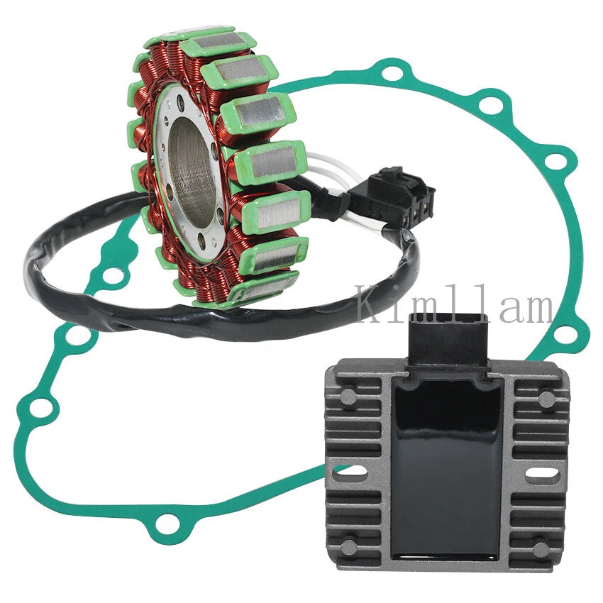 Stator Coil, Regulator, Gasket for Kawasaki ZR750 Z750 (2007–2012), ZR1000 Z1000 (2007–2009)