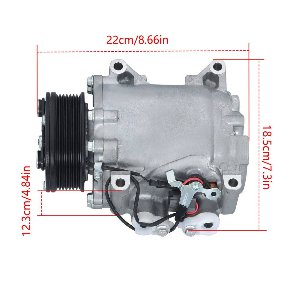 A/C Compressor & Clutch for Acura RSX (2002–2006) Honda Civic (2002–2005)