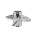 Stainless Steel Propeller 9 7/8x12 for Yamaha 20-30HP + Hardware Kit