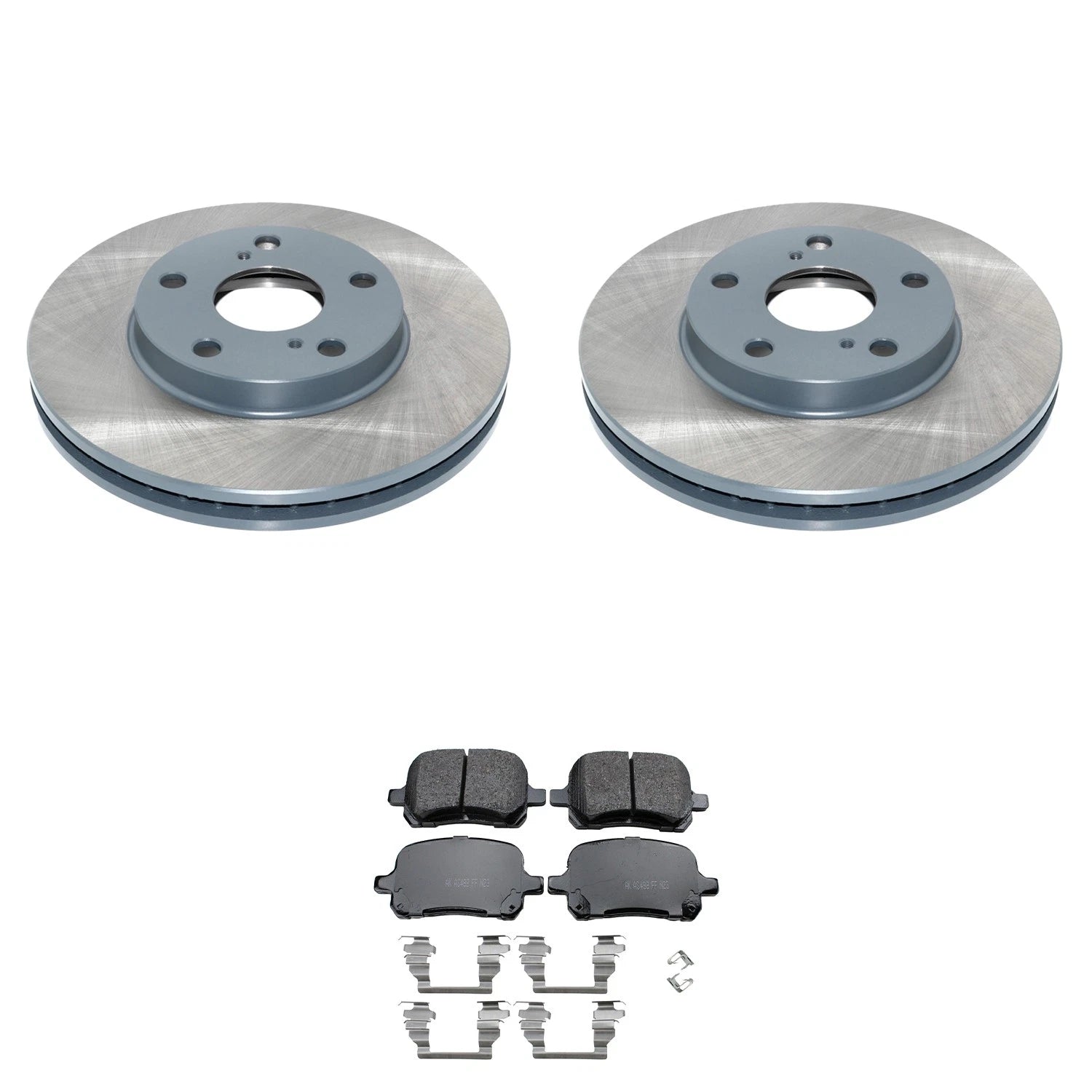 Front Rotors & Akebono ProACT Ceramic Brake Pads Kit for Avalon Camry ES300 (1995–2006)
