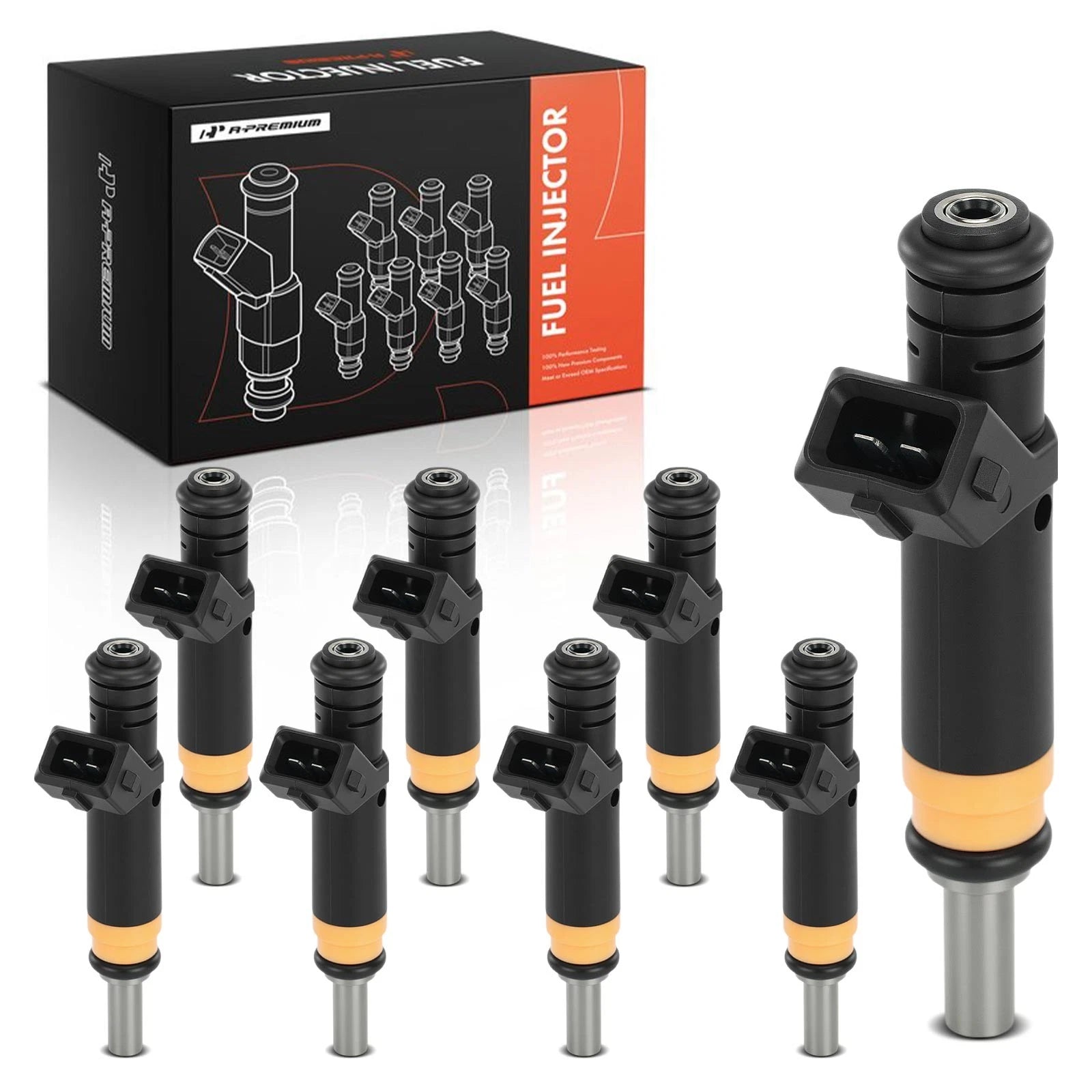 8x Fuel Injector for BMW 745Li 745i (2002–2003)