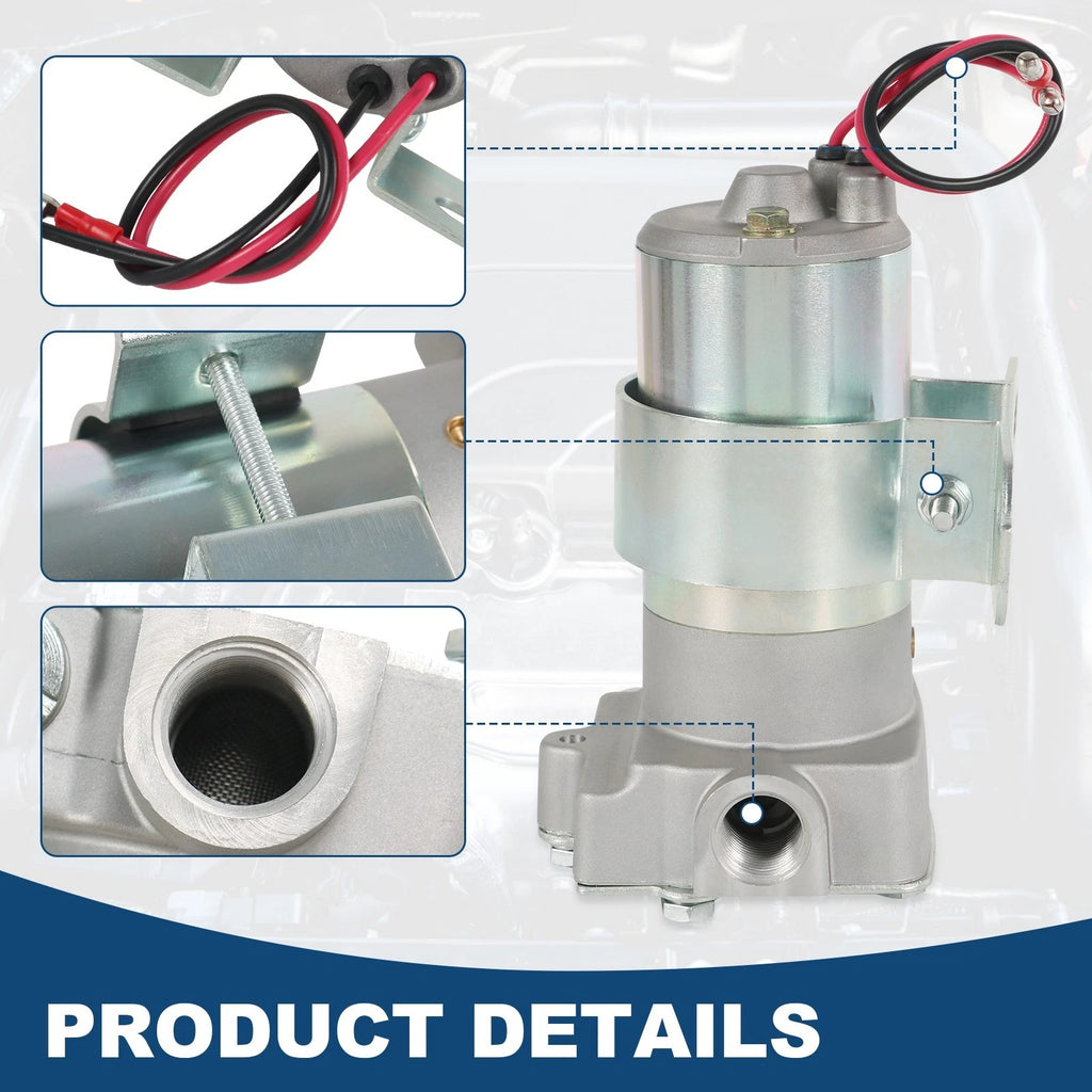 Electric Fuel Pump for Carbureted Vehicles (14 PSI, 140 GPH)