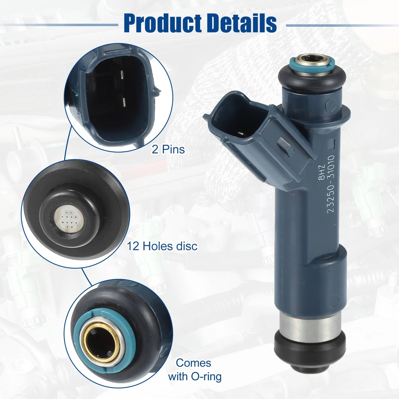 6 Pcs Fuel Injector Nozzle for Toyota Tacoma 4.0L (2005–2015)