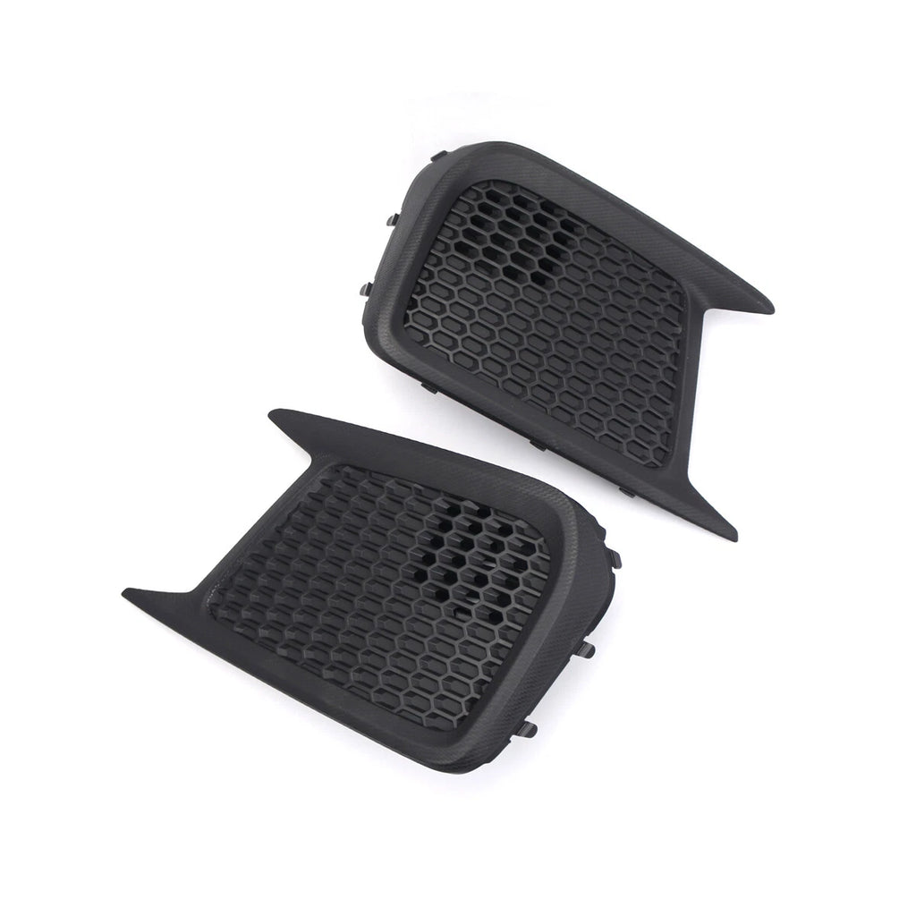 Pair Front Fog Light Grille Cover Trim Bezels for Subaru WRX STI (2018–2021)