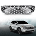 Front Upper Grille Assembly for Hyundai Santa Fe (2021–2022) Chrome