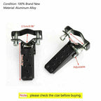 1 Pair Universal Fit Motorcycle Passenger Foot Pegs 25mm U9
