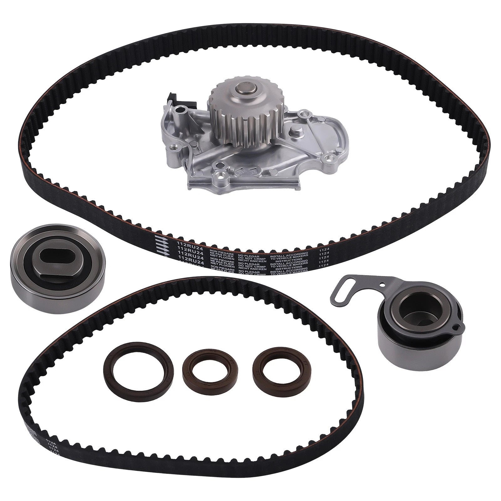 Engine Timing Belt Kit Water Pump for Honda Accord 2.3L L4 (1994–2002)