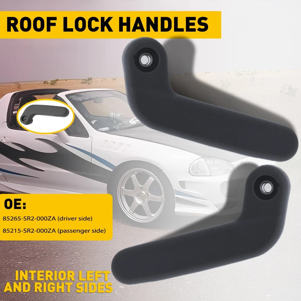 Set of 2 Roof Lock Handles for Honda Del Sol (1993–1997)