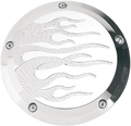 Joker Machine Derby Cover - Flame for Harley Davidson (1996–1999)