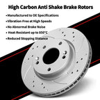 Front Disc Rotors Brake Pads Kit for Toyota 4Runner (1996–2002)