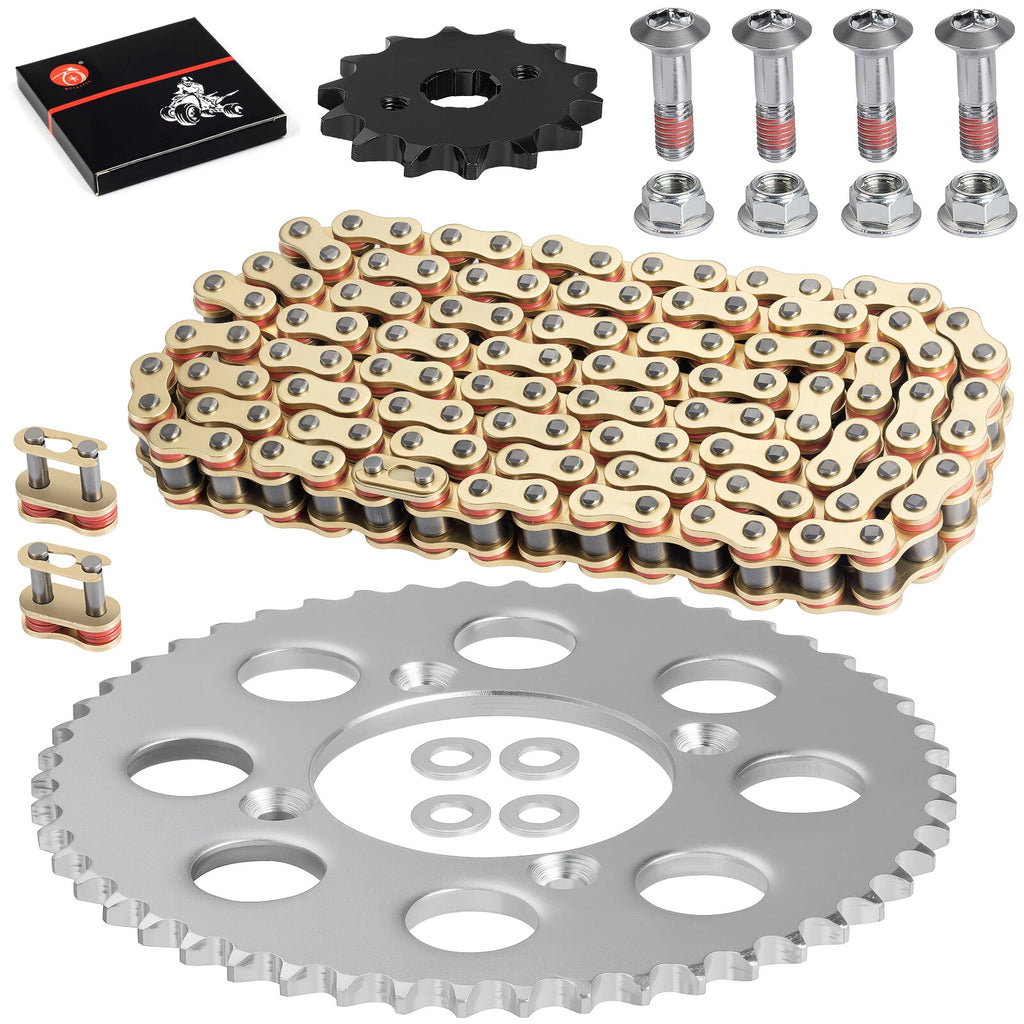 Drive Sprocket Chain Kit w/ Bolts for Honda XR100R CRF100F (2000–2023)