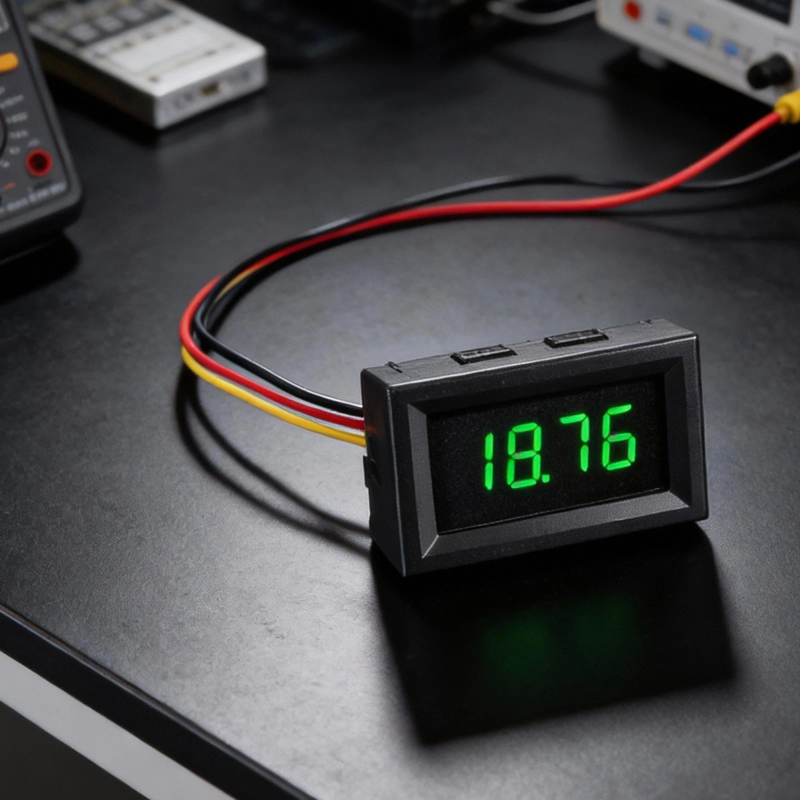 3 Wire Digital Voltmeter DC 036 Inch 4 Digit LED Voltage Tester for