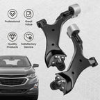Set of 2 Front Lower Control Arms for Chevy Equinox GMC Terrain (2010-2017)