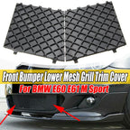 MSPORT BUMPER LOWER MESH GRILL TRIM COVER PAIR for BMW E60 E61 (2003–2010)