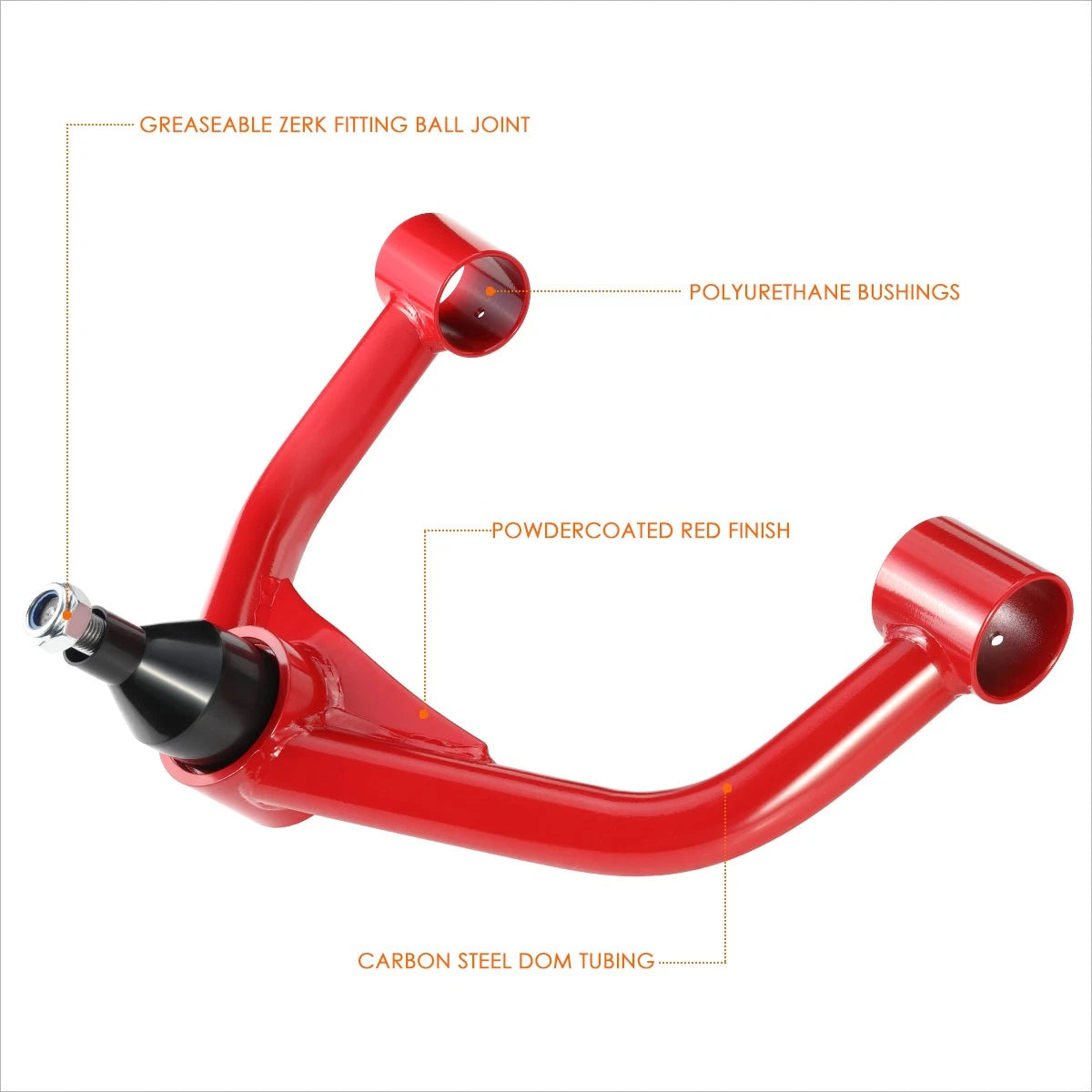Set of 2 Front Upper Control Arms for Silverado Sierra 2500/3500HD (2011–2019)