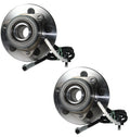 Set of 2 Moog Front Wheel Bearing Hub Kit for Ford F-150 (1997–2000) 4WD ABS