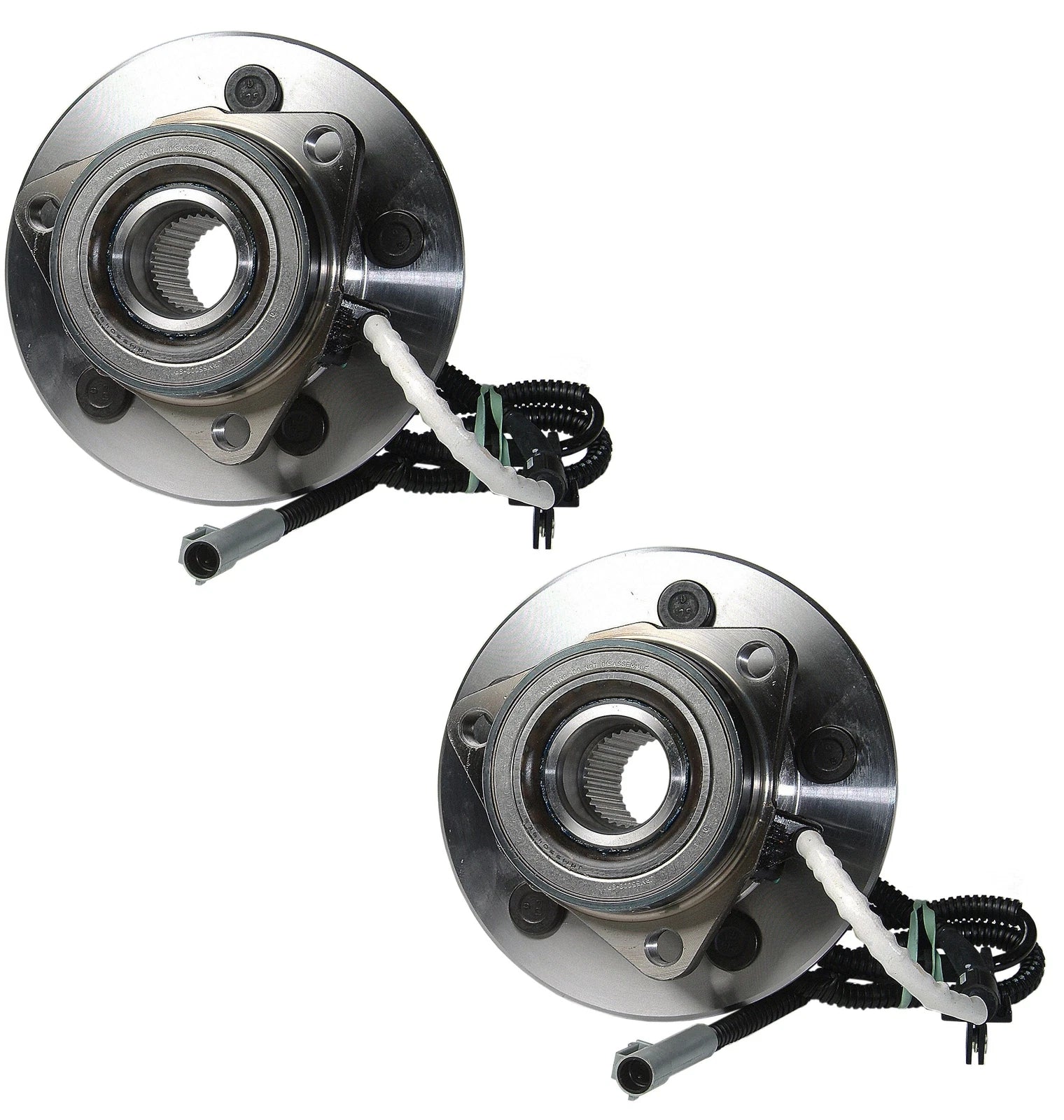 Set of 2 Moog Front Wheel Bearing Hub Kit for Ford F-150 (1997–2000) 4WD ABS