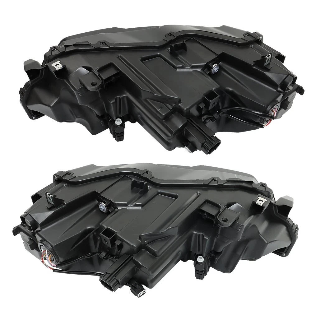 LED Headlight Housing Set for Nissan Rogue (2021–2023) Chrome Driver+Passenger