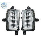Set of 2 LED Fog Lights with Bezel for GMC Sierra 1500 Denali/AT4/SLT (2019–2021)