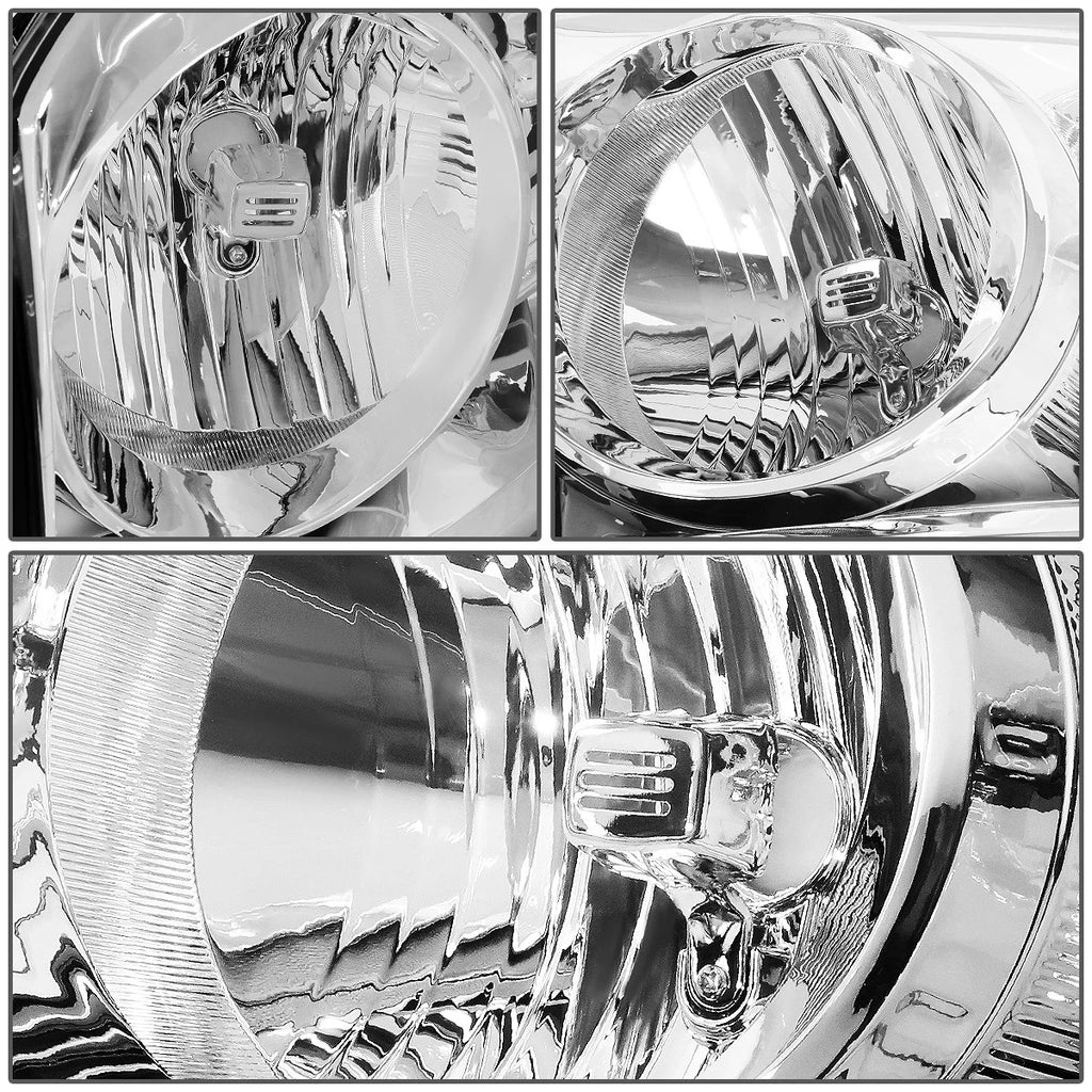 Chrome Housing Amber Side Headlights for Dodge Ram 1500 2500 (2006–2009)