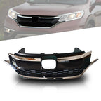 Grille for Honda CR-V (2015â2016) Front Mesh Bumper Upper & Lower Trim