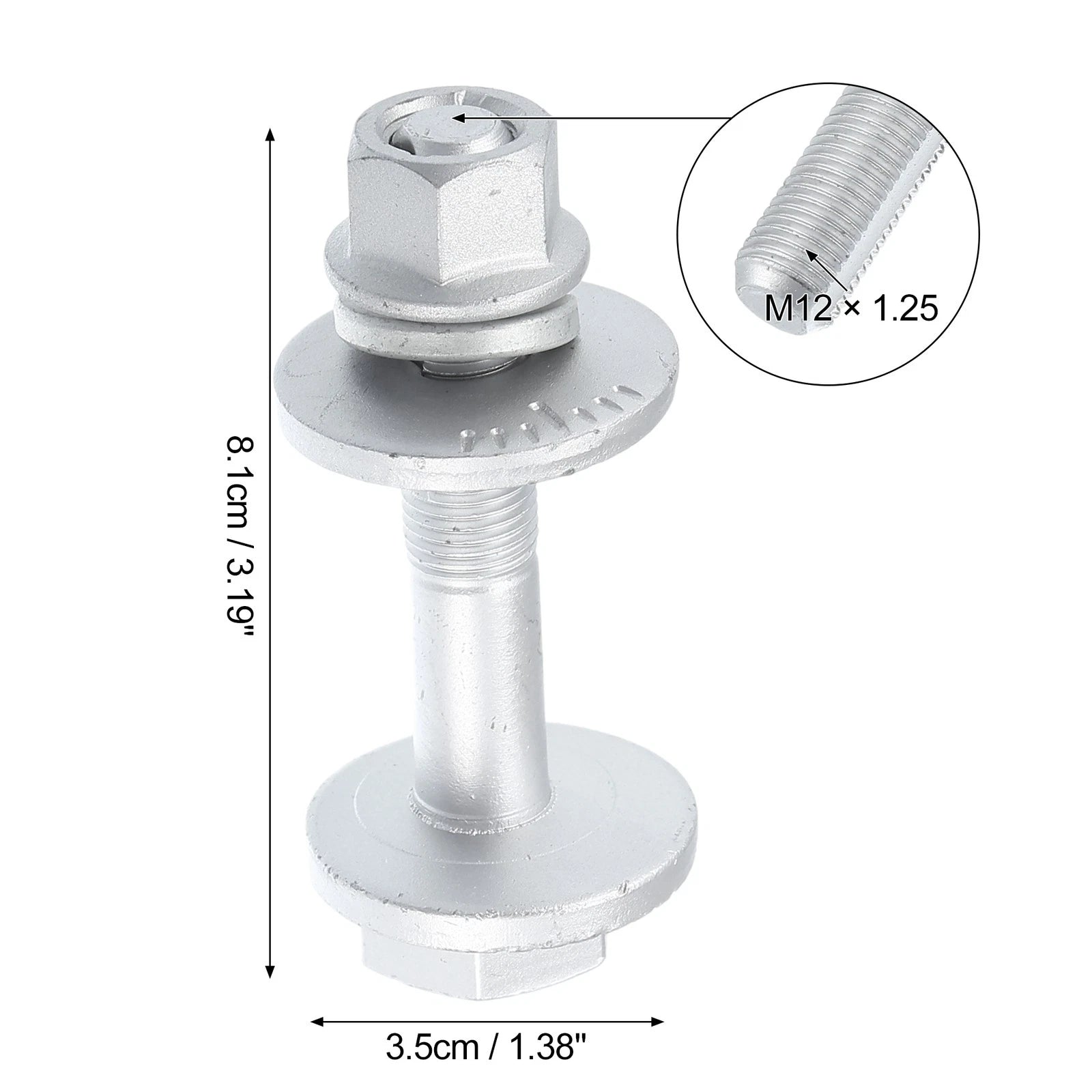 2X Eccentric Alignment Camber Bolt for Hyundai Kia (2011–2016) No. 546403R000