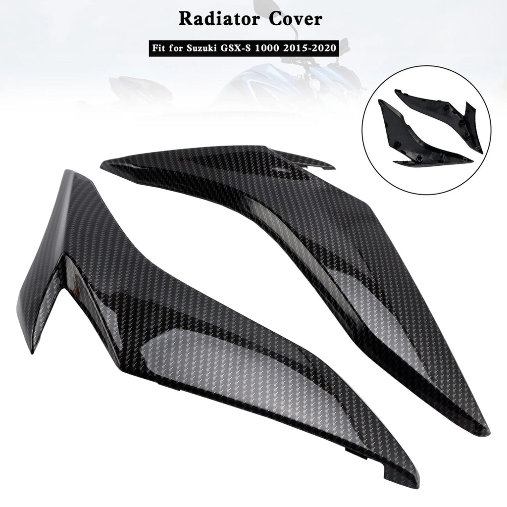 Carbon ABS Radiator Cover Frame for Suzuki GSX-S 1000 (2015–2020)