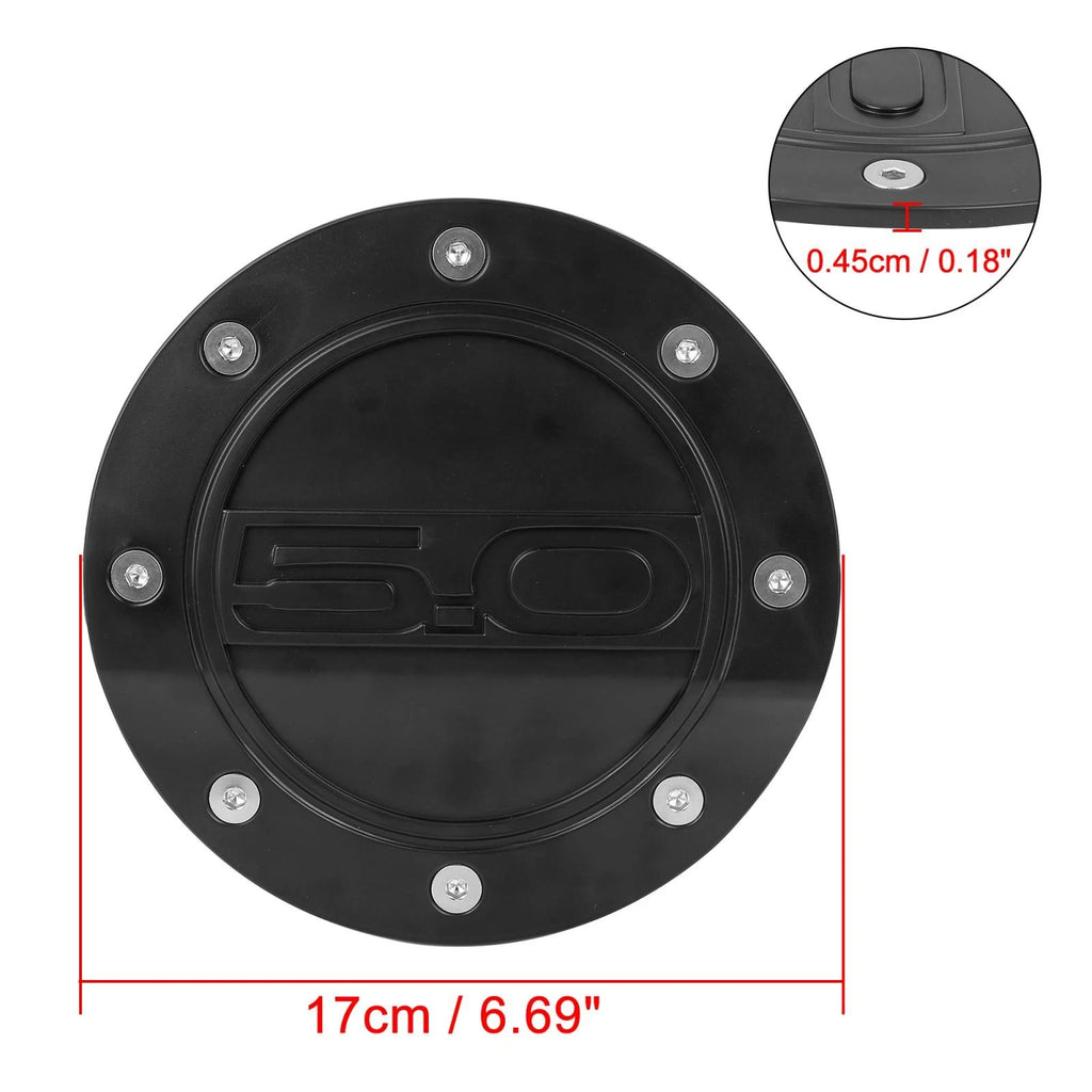 Gas Filler Cap for Ford Mustang (2015–2019) - Black