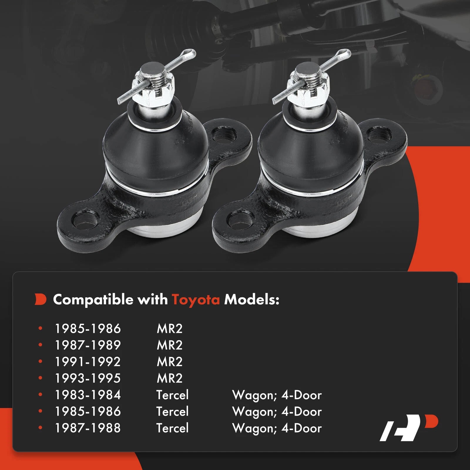 Front Lower Ball Joint for Toyota Tercel (1983–1988) MR2 (1985–1995)