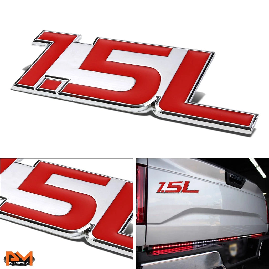 3D Polished Metal Decal Emblem for Chevrolet BMW Honda Mini (1.5L)