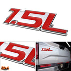3D Polished Metal Decal Emblem for Chevrolet BMW Honda Mini (1.5L)