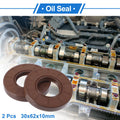 2X Oil Seal Rotary Shaft Seal FKM Rubber 30x62x10mm  