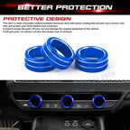 AC Climate Navigation Switch Knob Overlay Cover for Honda Integra Civic (2022-2024)