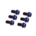 6 x Titanium M6x20mm Torx Head Flange Bolts for Motorcycle Bike Bicycle