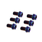 6 x Titanium M6x20mm Torx Head Flange Bolts for Motorcycle Bike Bicycle