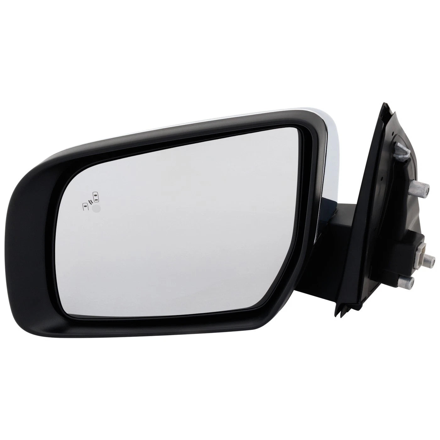 Heated Driver Mirror for Ford Ranger (2019–2023) Power Fold Chrome Puddle Light