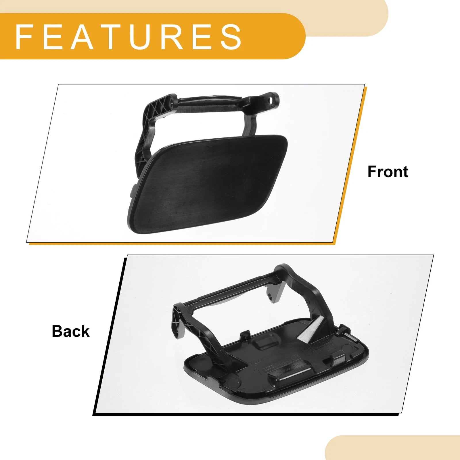 Front Left Washer Nozzle Cover Cap for Audi Q5 (2013–2017) 1 Pc Unpainted