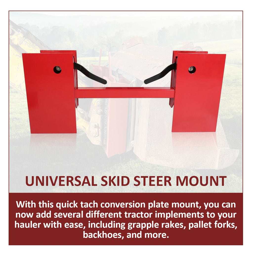 Skid Steer Quick Tach Conversion Adapter Plate for Bobcat
