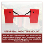 Skid Steer Quick Tach Conversion Adapter Plate for Bobcat