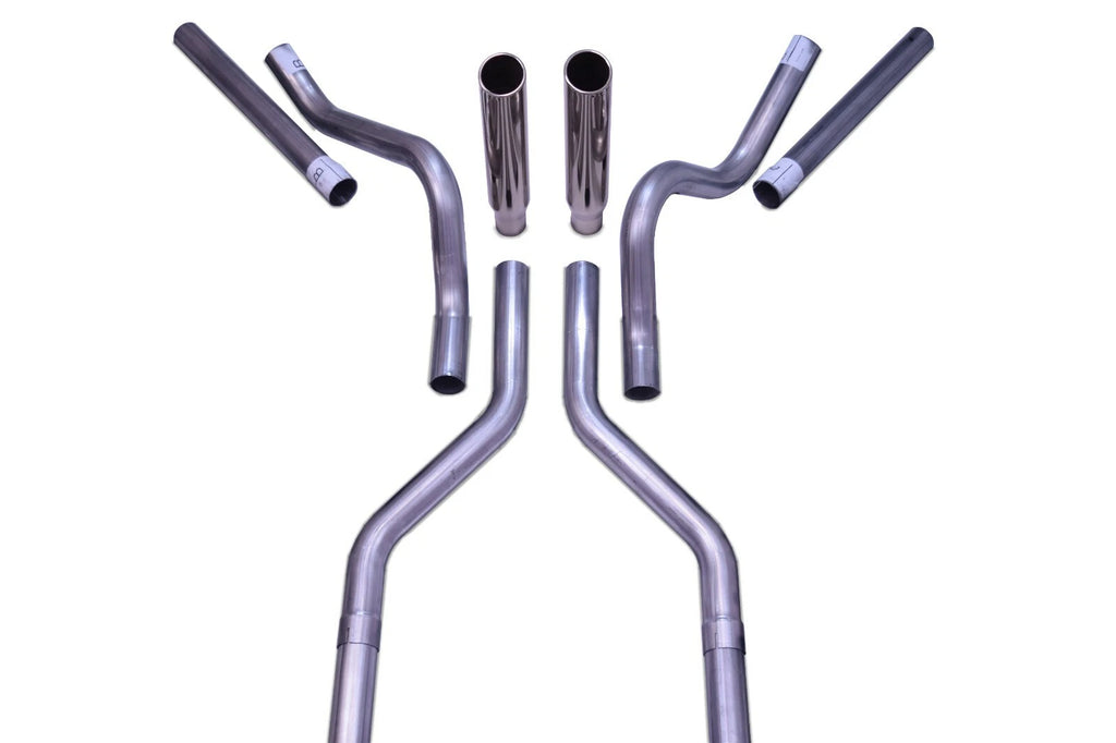 Dual Exhaust Kit for Chevy GMC C10 (1963–1972) 2.5" Corner Exit
