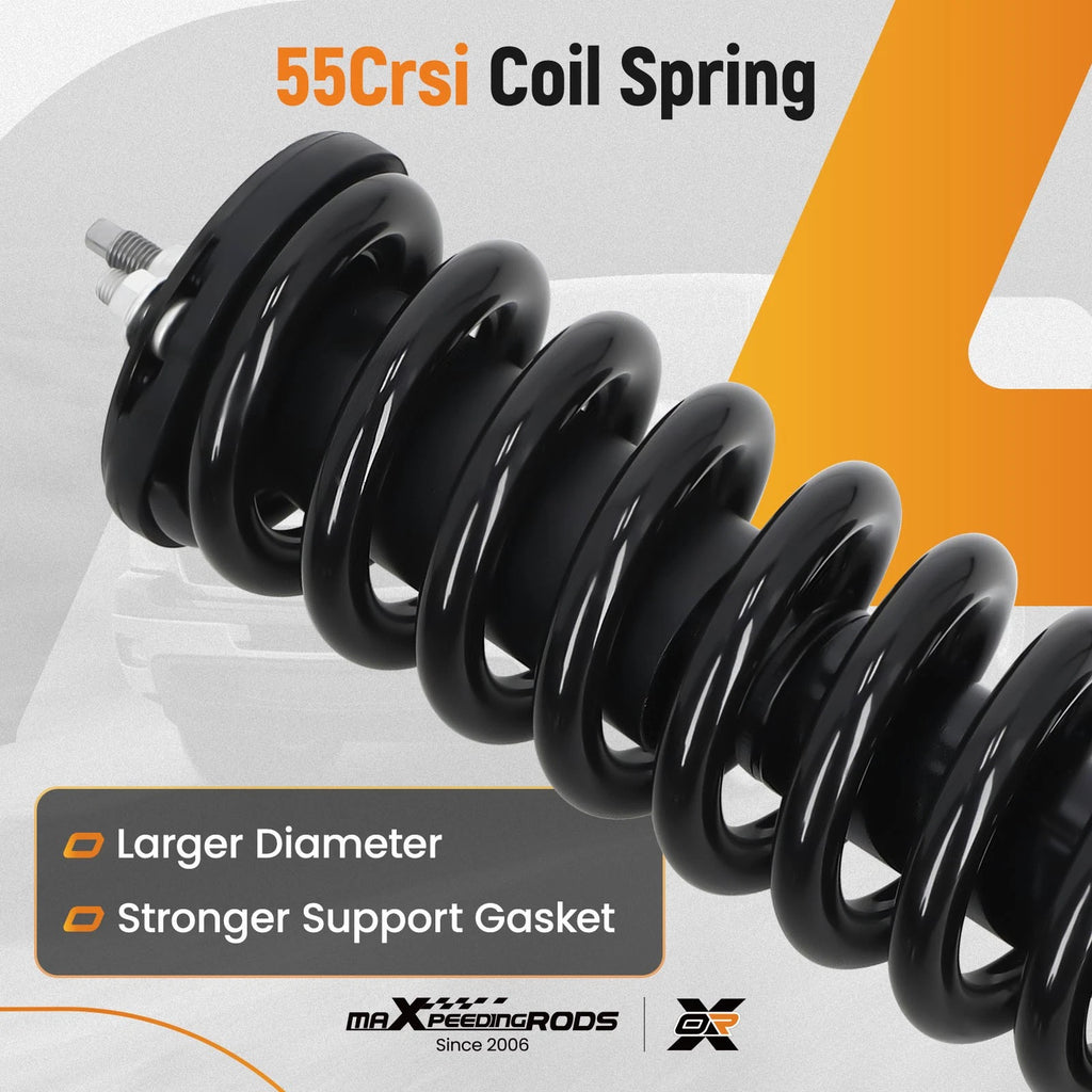 Front Struts Set of 2 for 1996-2002 Toyota 4Runner 4WD w/Coil Spring Assembly