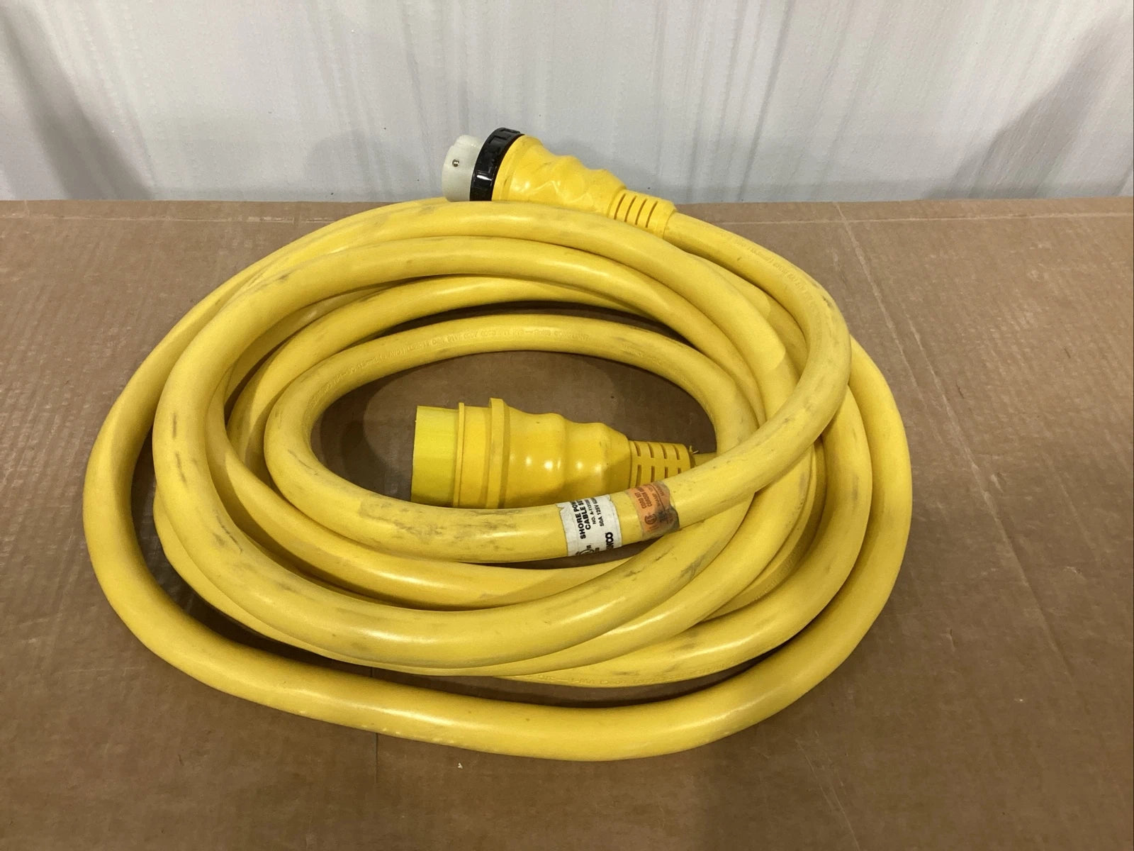 Marinco 50 Amp 125V Shore Power Cordset 6153SPP-25 for Marine (Used)